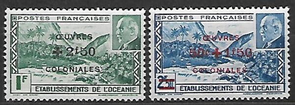 KOLONIE FRANCUSKIE OCEANIA MI.188-189**