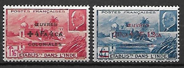 KOLONIE FRANCUSKIE INDIE FRANCUSKIE  MI.269-270**