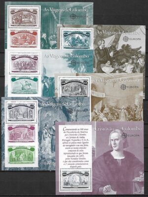 KOLUMB EUROPA CEPT PORTUGALIA MI.85-90**