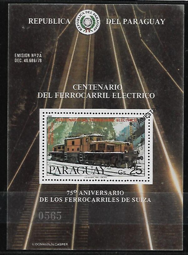 LOKOMOTYWA PARAGWAJ MI.BL.361**