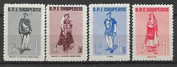 STROJE LUDOWE ALBANIA MI.623-626**