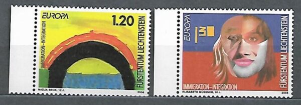 EUROPA LIECHTENSTEIN MI.1400-1401**