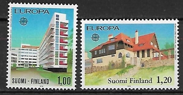 EUROPA CEPT FINLANDIA MI.825-826**