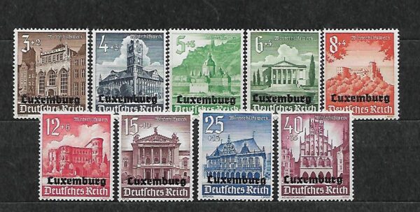 NIEMCY OKUPACJA LUXEMBURGA MI.33-41**