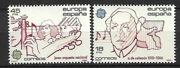 EUROPA CEPT HISZPANIA MI.2671-2672**