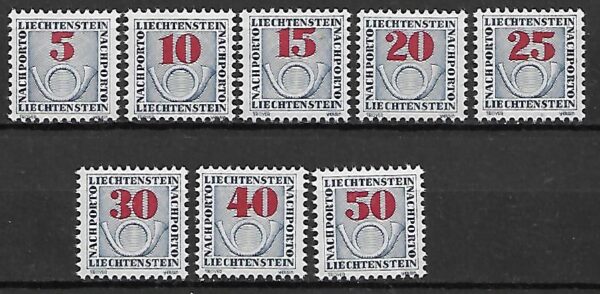 LIECHTENSTEIN PORTO MI.21-28**