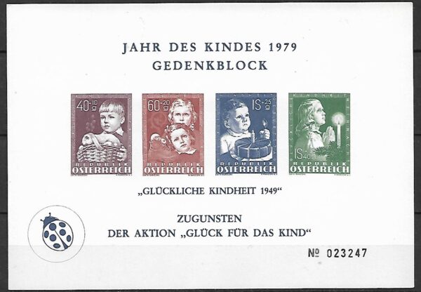 BOŻE NARODZENIE AUSTRIA MI.1597**CZARNODRUK