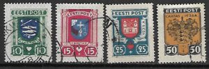 HERBY ESTONIA MI.109-112 KASOWANY