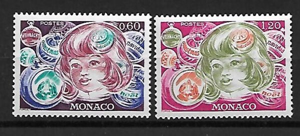 BOŻE NARODZENIE MONAKO MI.1244-1245**