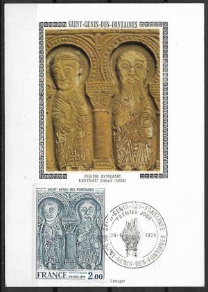SZTUKA FRANCJA MI.1953 NA KARCIE MAXIMUM