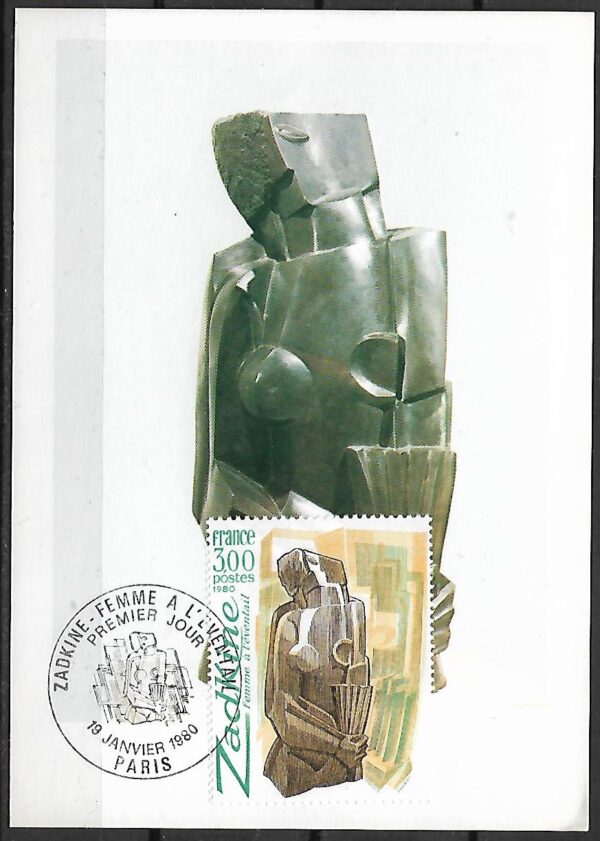 SZTUKA FRANCJA MI.2192 NA KARCIE MAXIMUM