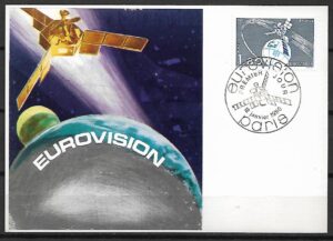 SATELITA EUROWIZJA FRANCJA MI.2191 NA KARCIE MAXIMUM