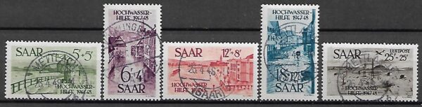 LOTNICZA NIEMCY SAARA MI.255-259**