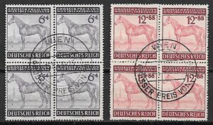 NIEMCY RZESZA MI.857-858 KASOWANY CZWOROBLOK
