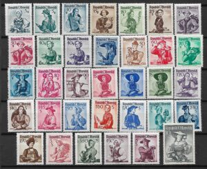 STROJE LUDOWE AUSTRIA MI.893-926**