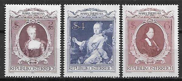 SŁAWNI LUDZIE AUSTRIA MI.1638-1640**