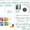 ROCZNICA NIEMCY MI.BL.49 W KARNECIE Z MONETĄ KASOWANY