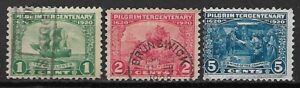 MARYNISTYKA USA MI.255-257 KASOWANY