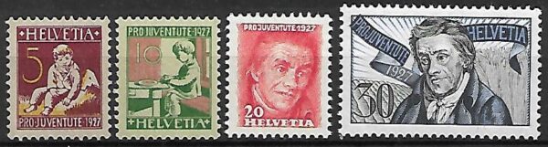 DZIEŃ DZIECKA SZWAJCARIA MI.222-225**