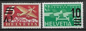 SAMOLOTY SZWAJCARIA MI.285-286a**
