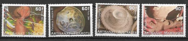 RĘKODZIEŁO POLINEZJA FRANCUSKA MI.914-917**