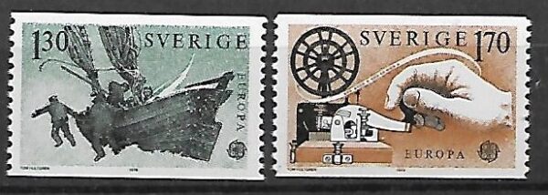 EUROPA CEPT SZWECJA MI.1058-1059**