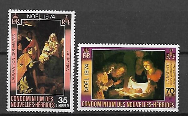 BOŻE NARODZENIE NOWE HEBRYDY MI.403-404**