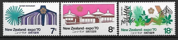 WYSTAWA EXPO NOWA ZELANDIA MI.538-540**