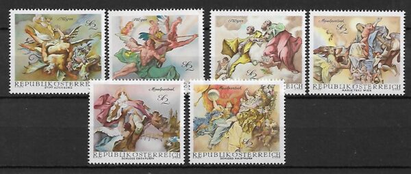 MALARSTWO AUSTRIA MI.1278-1283**