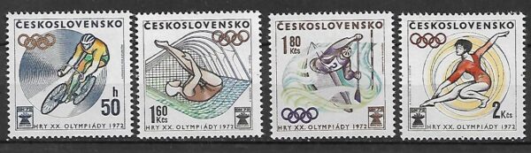 OLIMPIADA LETNIA CZECHOSŁOWACJA MI.2067-2070**