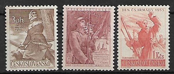 WOJSKO CZECHOSŁOWACJA MI.826-828**