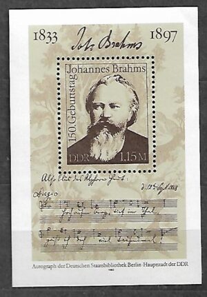 SŁAWNI LUDZIE DDR MI.BL.69**