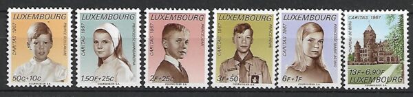 DZIEŃ DZIECKA LUXEMBURG MI.759-764**