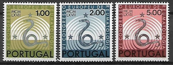 KONGRES PORTUGALIA MI.1040-1042**