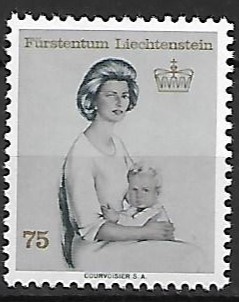 SŁAWNI LUDZIE LIECHTENSTEIN MI.459**