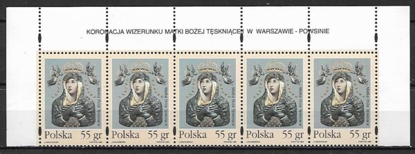 FI.3568** Z NAPISEM NA LISTWIE