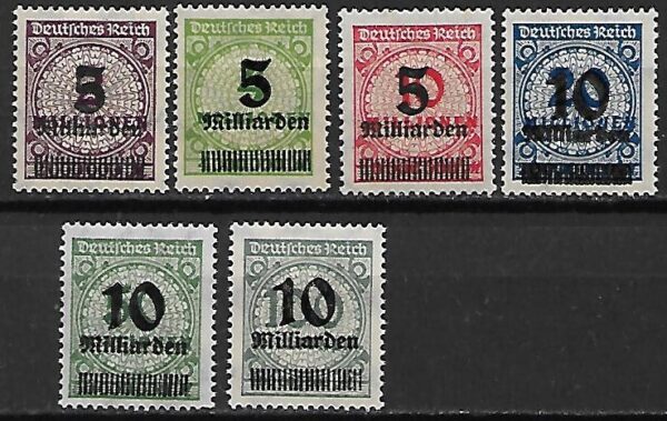NIEMCY MI.332-337A**