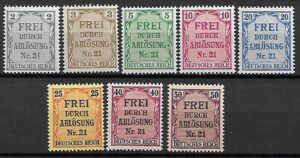 NIEMCY URZĘDOWE  MI.1-8**