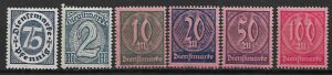 NIEMCY URZĘDOWE  MI.69-74**