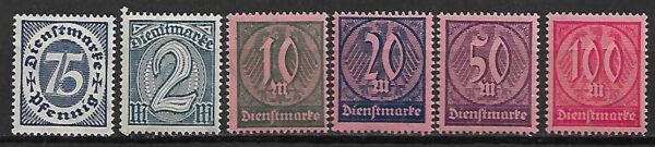 NIEMCY URZĘDOWE  MI.69-74**