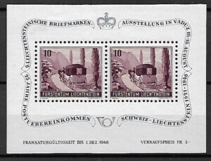 DZIEŃ ZNACZKA LIECHTENSTEIN MI.BL.4**