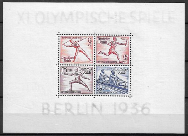 OLIMPIADA SPORTOWA NIEMCY RZESZA MI.BL.6**