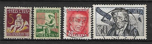DZIEŃ DZIECKA SZWAJCARIA MI.222-225 KASOWANY