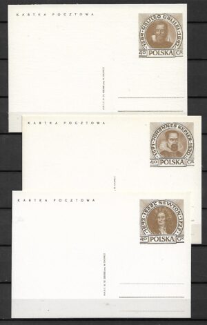 Cp.FI.532-534**WIELCY UCZENI Z KRĘGU M. KOPERNIKA KOMPLET