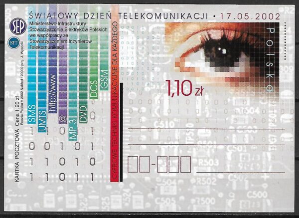 Cp. FI.1277**ŚWIATOWY DZIEŃ TELEKOMUNIKACJI