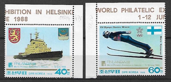 WYSTAWA FILATELISTYCZNA KOREA MI.2912-2913**