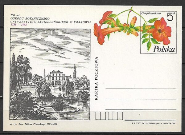 Cp.FI.851**200 LAT OGRODU BOTANICZNEGO UJ W KRAKOWIE