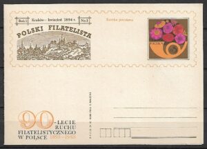 Cp.FI.826K**90 LAT RUCHU FILATELISTYCZNEGO W POLSCE KARNET