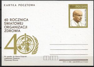 Cp.FI.979**40 ROCZNICA ŚWIATOWEJ ORGANIZACJI ZDROWIA MARCIN KASPRZAK
