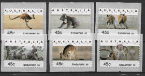ZWIERZĘTA AUSTRALI MI.40-45**ZNACZKI Z AUTOMATU